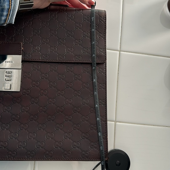 Gucci Vintage Leather Briefcase - Picture 11 of 14